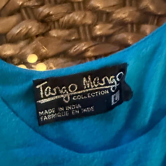 Tango mango Ocean Blue Ruffle Mini Dress - Picture 2 of 2